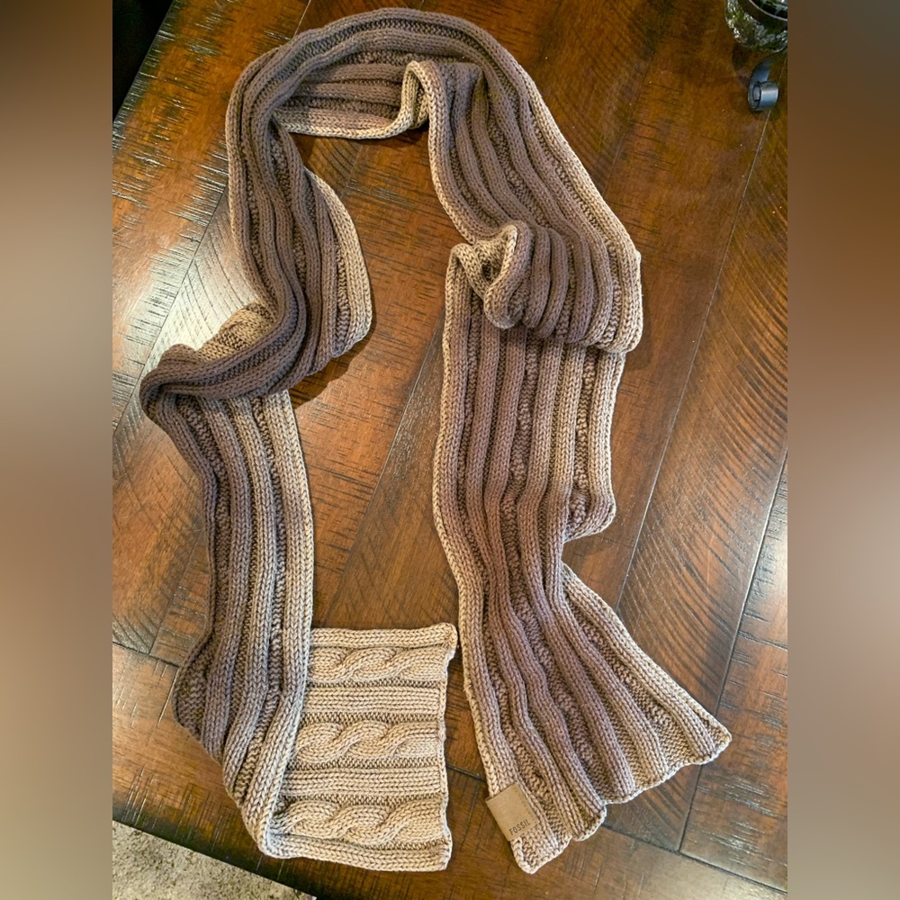 Fossil Knit Scarf